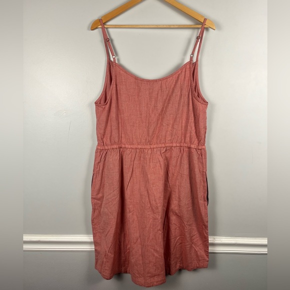 Toad&Co Festivator Dress - Women's red size XL organic cotton - Picture 7 of 7